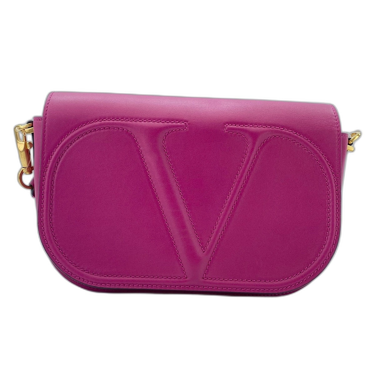 ヴァレンティノ VALENTINO Vロゴ ウォーク ショルダーバッグ【中古】