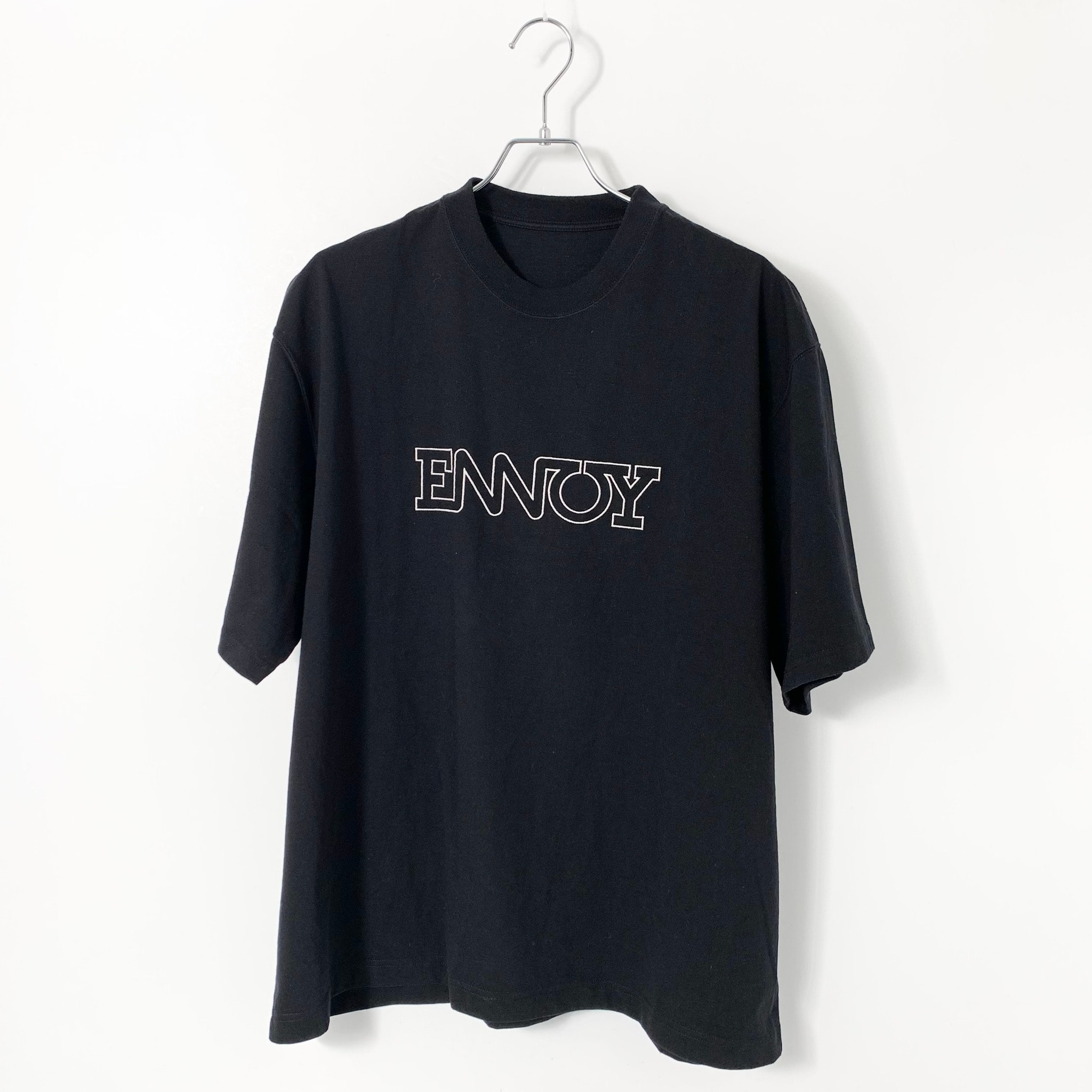 ENNOY Electric Logo EMB T-Shirt "Black/White"