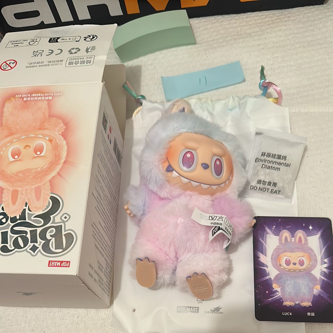 POP MART THE MONSTERS (LABUBU) Big into Energy Series Plush Pendant LUCK