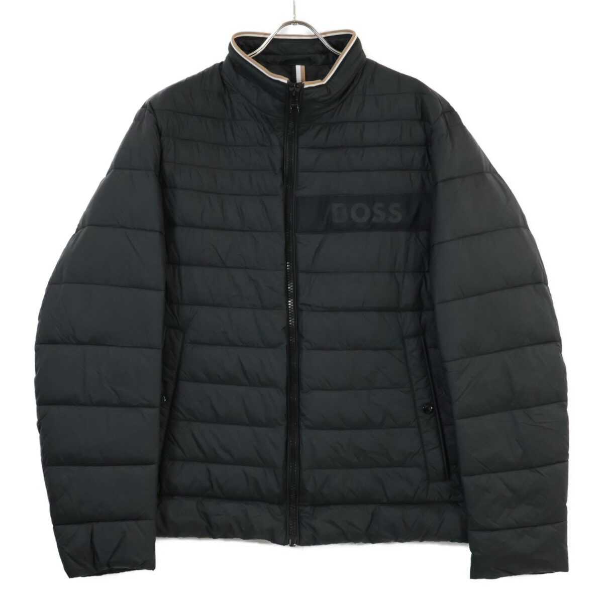 ボス 50464308 ブラック 3Dロゴテープ 中綿 ブルゾン 44R