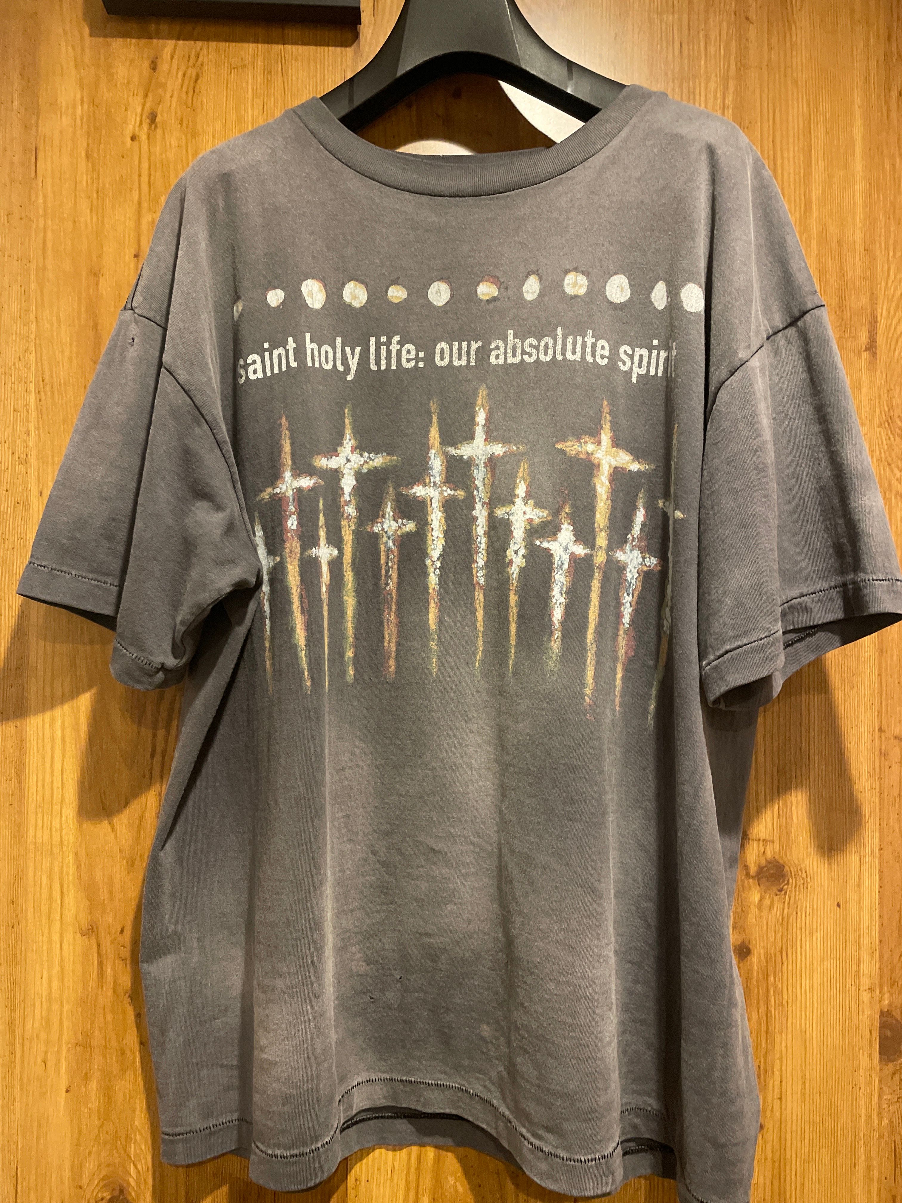 SAINT Mxxxxxx x FORSOMEONE FS_SS T-Shirt/God "Black"