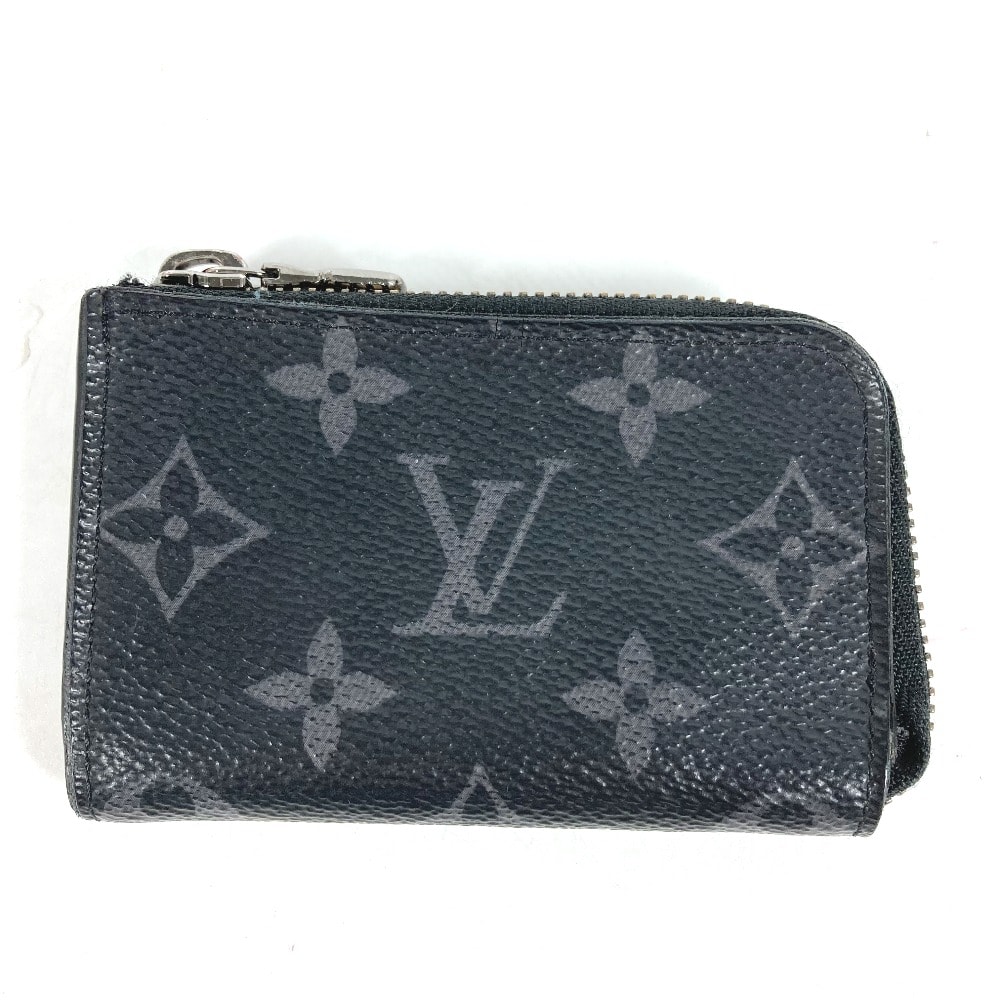 ルイヴィトン LOUIS VUITTON ポルトモネ ジュール M63536 モノグラムエクリプス L字ファスナー 財布 小銭入れ コインケース モノグラムエクリプスキャンバス ブラック