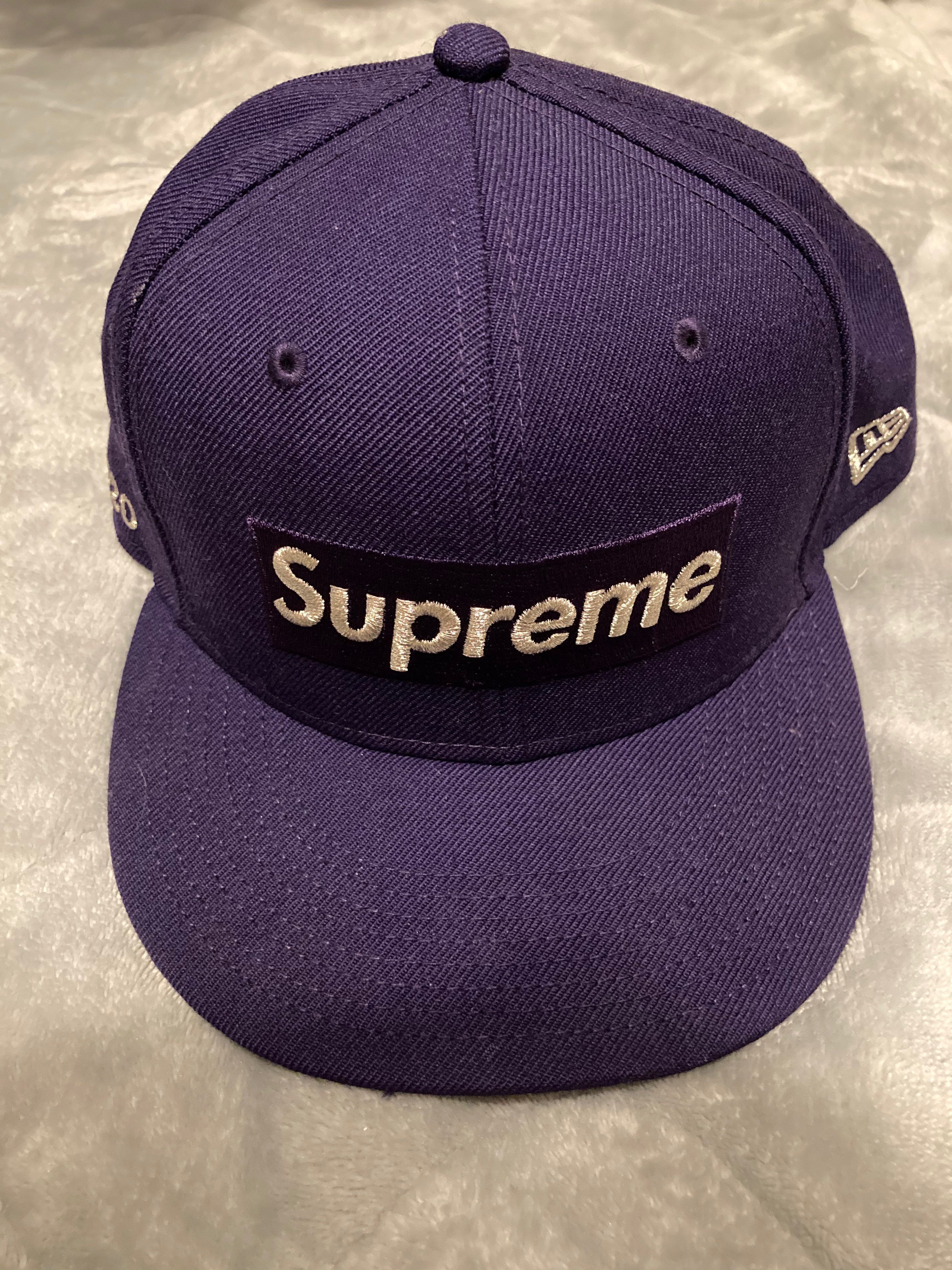 Supreme $1M Metallic Box Logo New Era® "Purple"