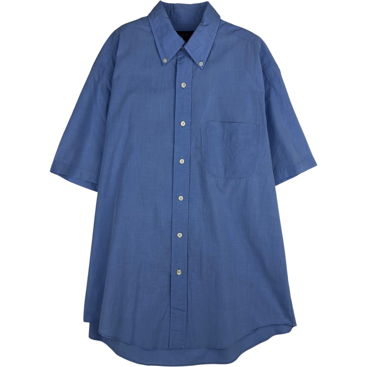 古着 ブルックスブラザーズ Brooks Brothers 半袖 ボタンダウンシャツ メンズM相当/eaa644918