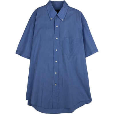 古着 ブルックスブラザーズ Brooks Brothers 半袖 ボタンダウンシャツ メンズM相当/eaa644918