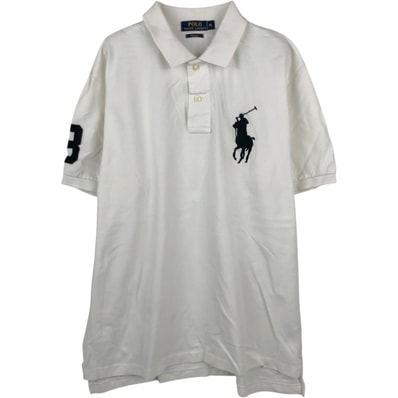 古着 ラルフローレン Ralph Lauren POLO RALPH LAUREN CUSTOM FIT ビッグポニー 半袖 ポロシャツ メンズXL相当/eaa648933