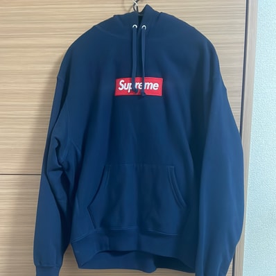Supreme Box Logo Hooded Sweatshirt "Navy" (24FW)
