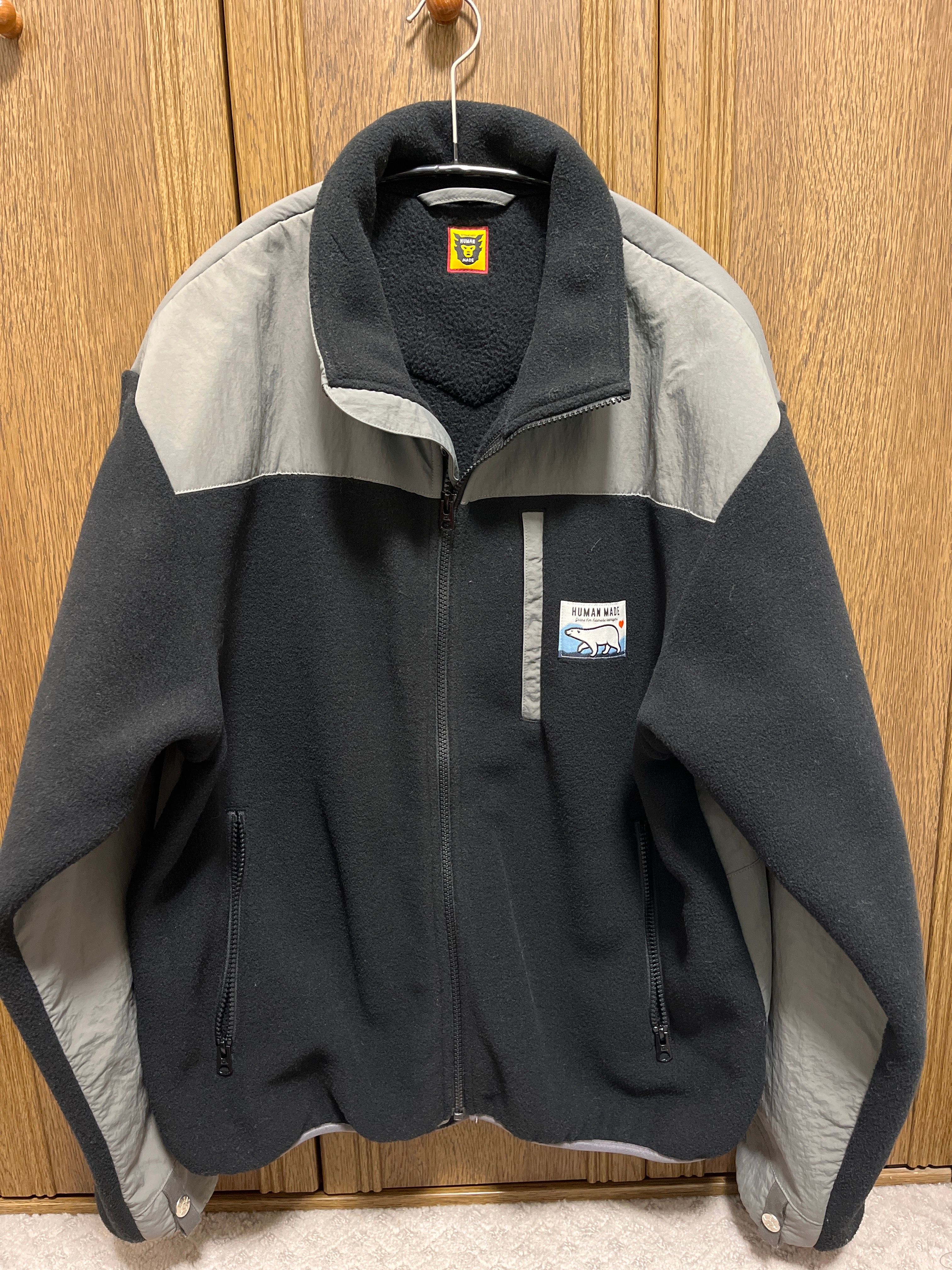 HUMAN MADE FLEECE JACKET "Black"