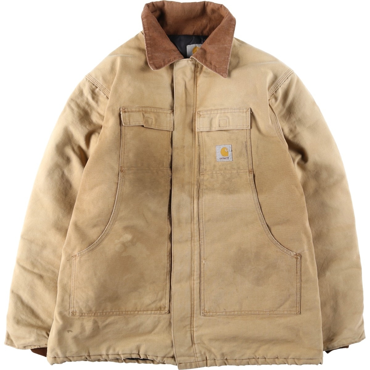 古着 カーハート Carhartt トラディショナルコート 中綿入り ダックワークジャケット USA製 メンズXL相当/eaa629376
