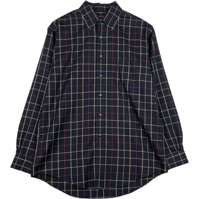 古着 ブルックスブラザーズ Brooks Brothers 長袖 ボタンダウンチェックシャツ メンズM相当/eaa647661