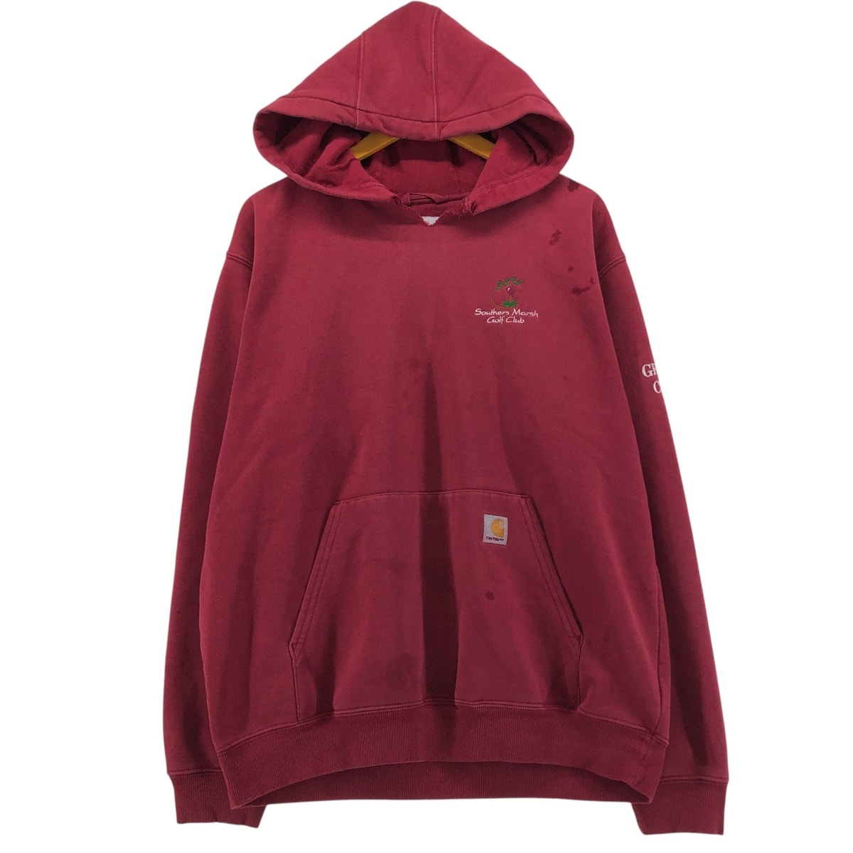 古着 カーハート Carhartt カットオフ スウェットプルオーバーパーカー メンズL相当/eaa575590
