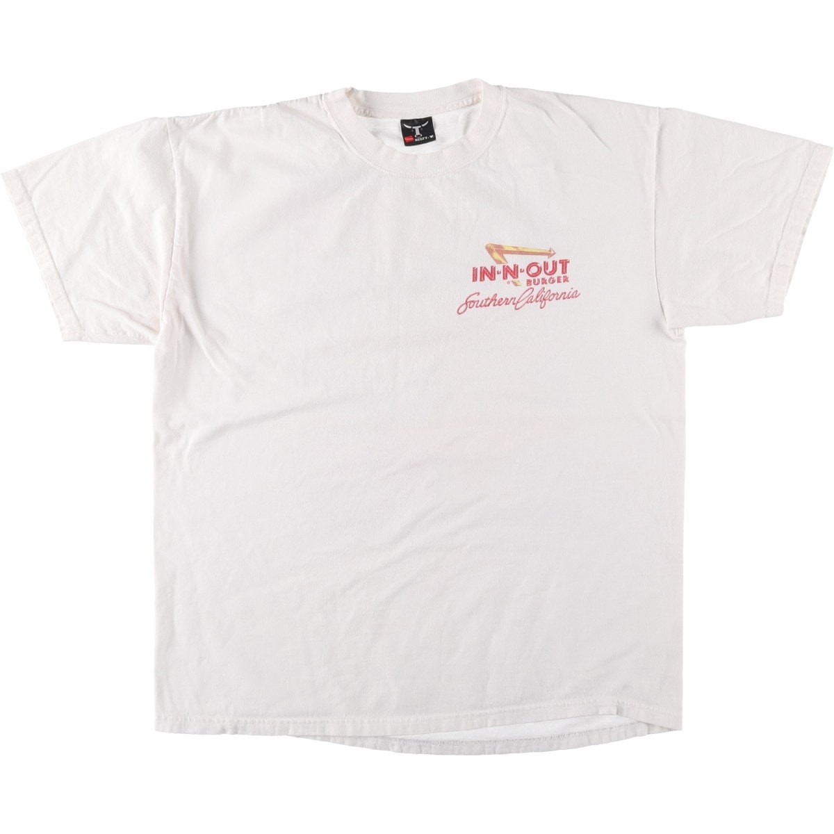 古着 00年代 ヘインズ Hanes IN-N-OUT BURGER アドバタイジングTシャツ メンズL相当/eaa626215