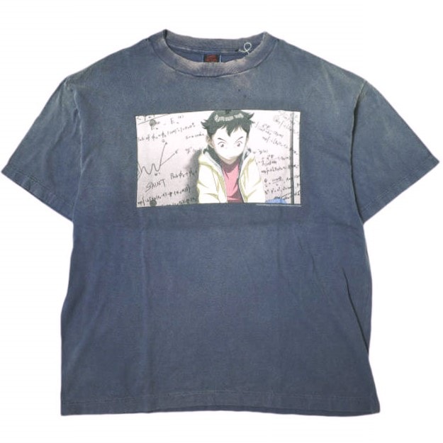 新品 SAINT MICHAEL x PLUTO セントマイケル プルートゥ 24AW 別注 PT_SS TEE / PLUTO Netflix グラフィックプリントTシャツ SM-YS1-0000-C29 XL NAVY 半袖 SAINT Mxxxxxx