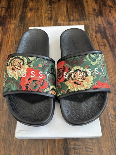 STUSSY ステューシー 17SS 花柄 サンダル Sサイズ