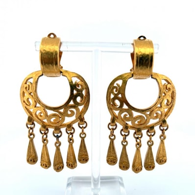 CHANEL 95P ココマーク イヤリング ヴィンテージ 1995年 GPゴールド 鑑定済み 正規品 シャネル