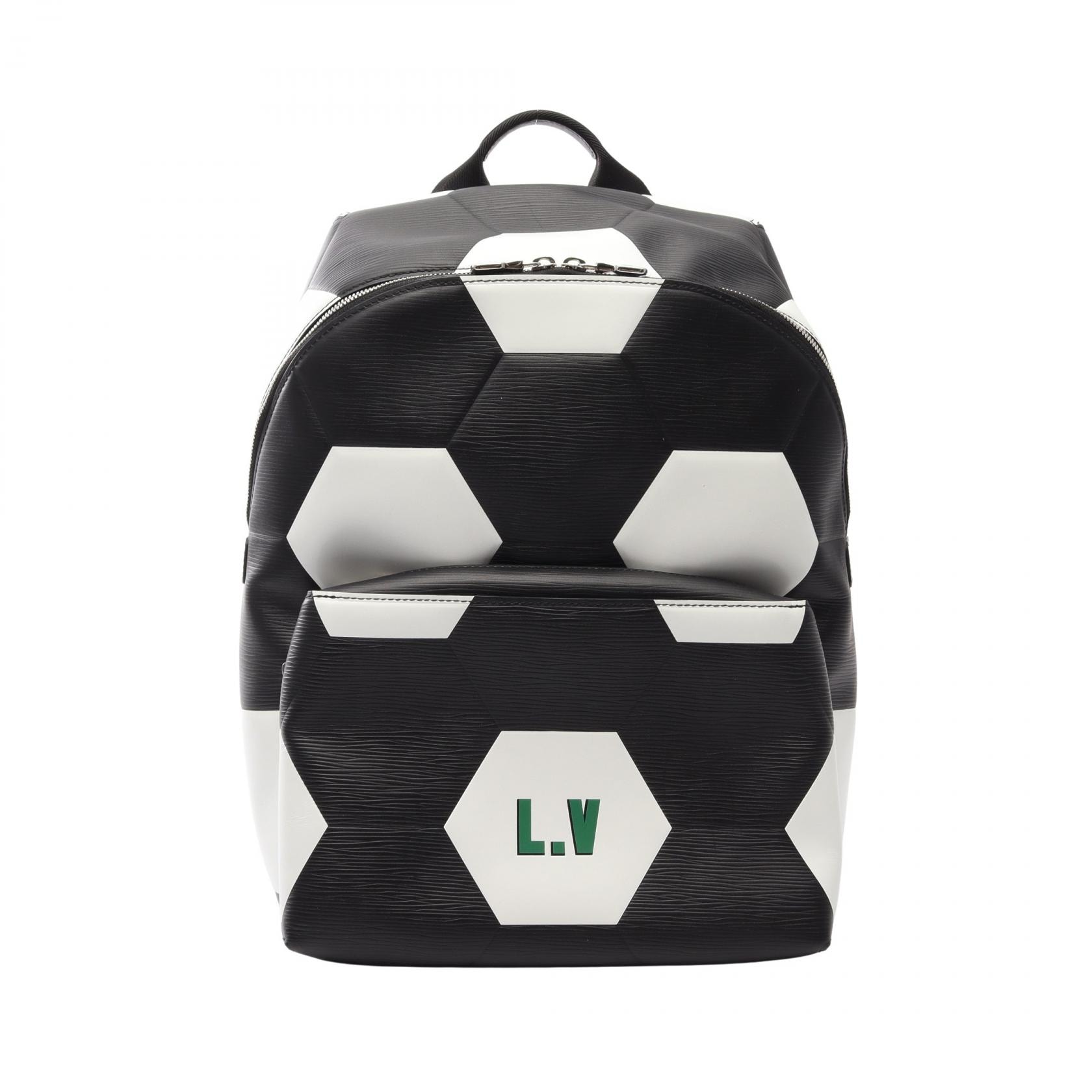 ルイ・ヴィトン LOUIS VUITTON アポロ 2018 ワールドカップ リュックサック バックパック バッグ レザー エピ メンズ ブラック系 / ホワイト系 M52186 【中古】