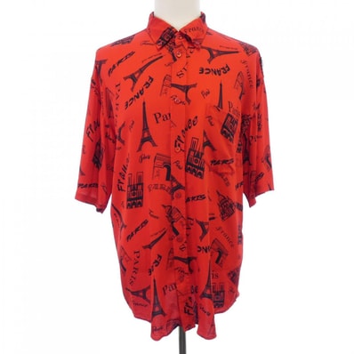 バレンシアガ BALENCIAGA 595250 TGLC4 S/Sシャツ