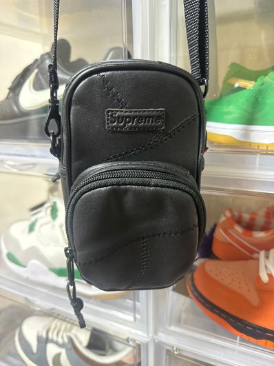 Supreme Patchwork Leather Small Shoulder Bag 4″ X 7″ Supreme Patchwork Leather Small Shoulder Bag 4″ X 7″