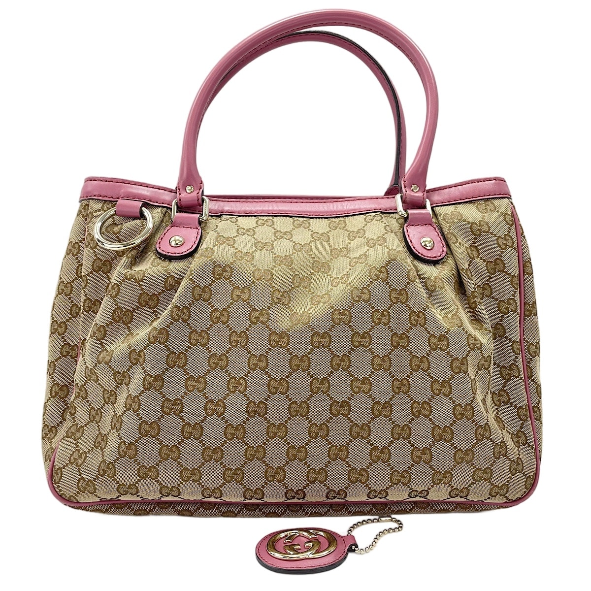 グッチ GUCCI GGキャンバス スーキー トートバッグ【中古】