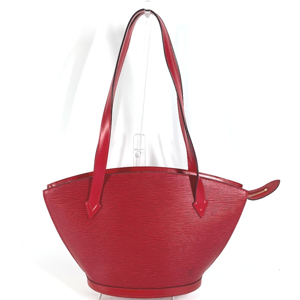 ルイヴィトン LOUIS VUITTON サンジャック ショッピング M52267 エピ 肩掛け トートバッグ カバン ショルダーバッグ エピレザー カスティリアンレッド レッド