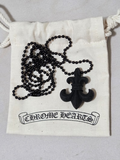 Chrome Hearts Rubber BS Flare Silicone Necklace "Black"
