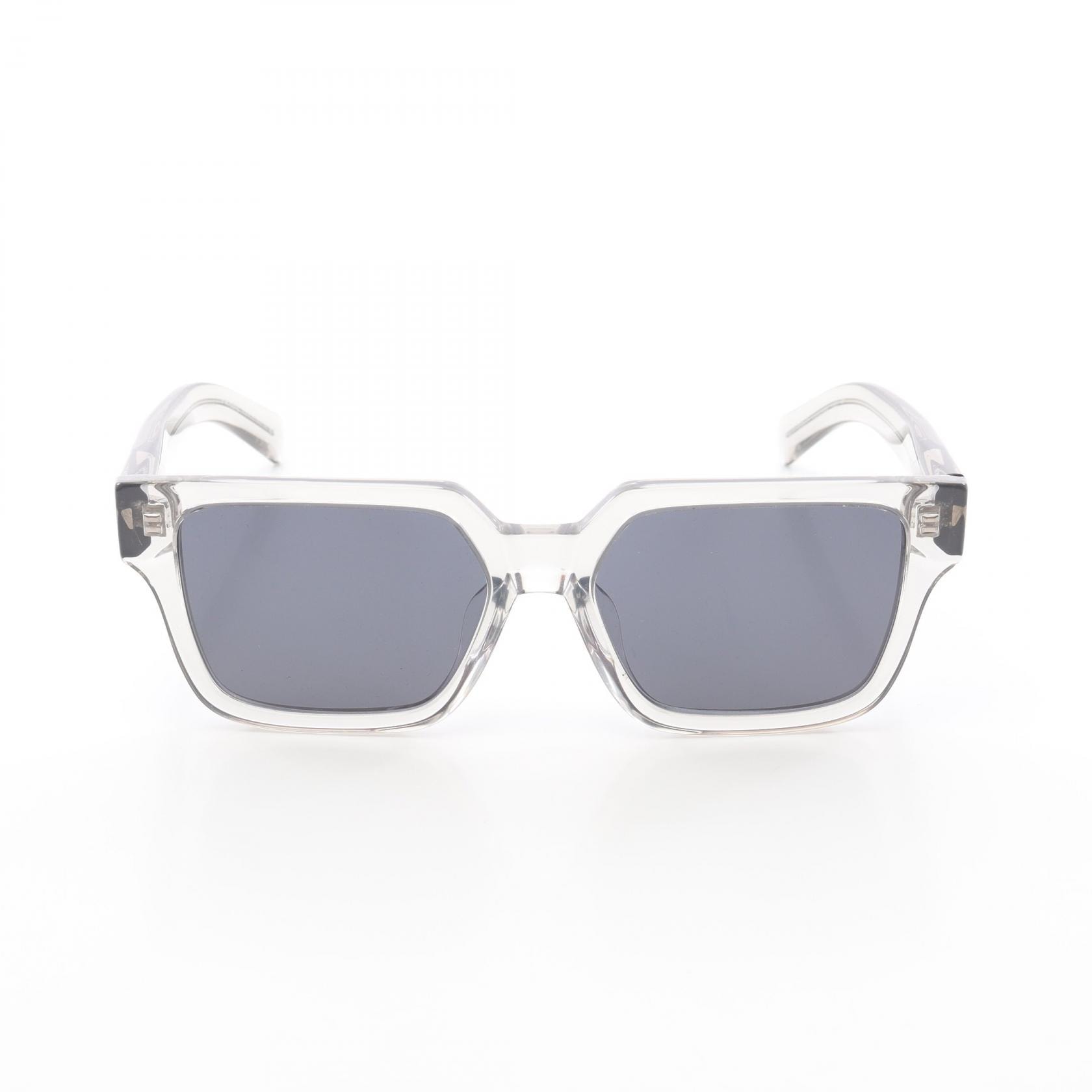 プラダ PRADA サングラス 衣料品 プラスチック レディース ブラック系 / クリア系 【中古】