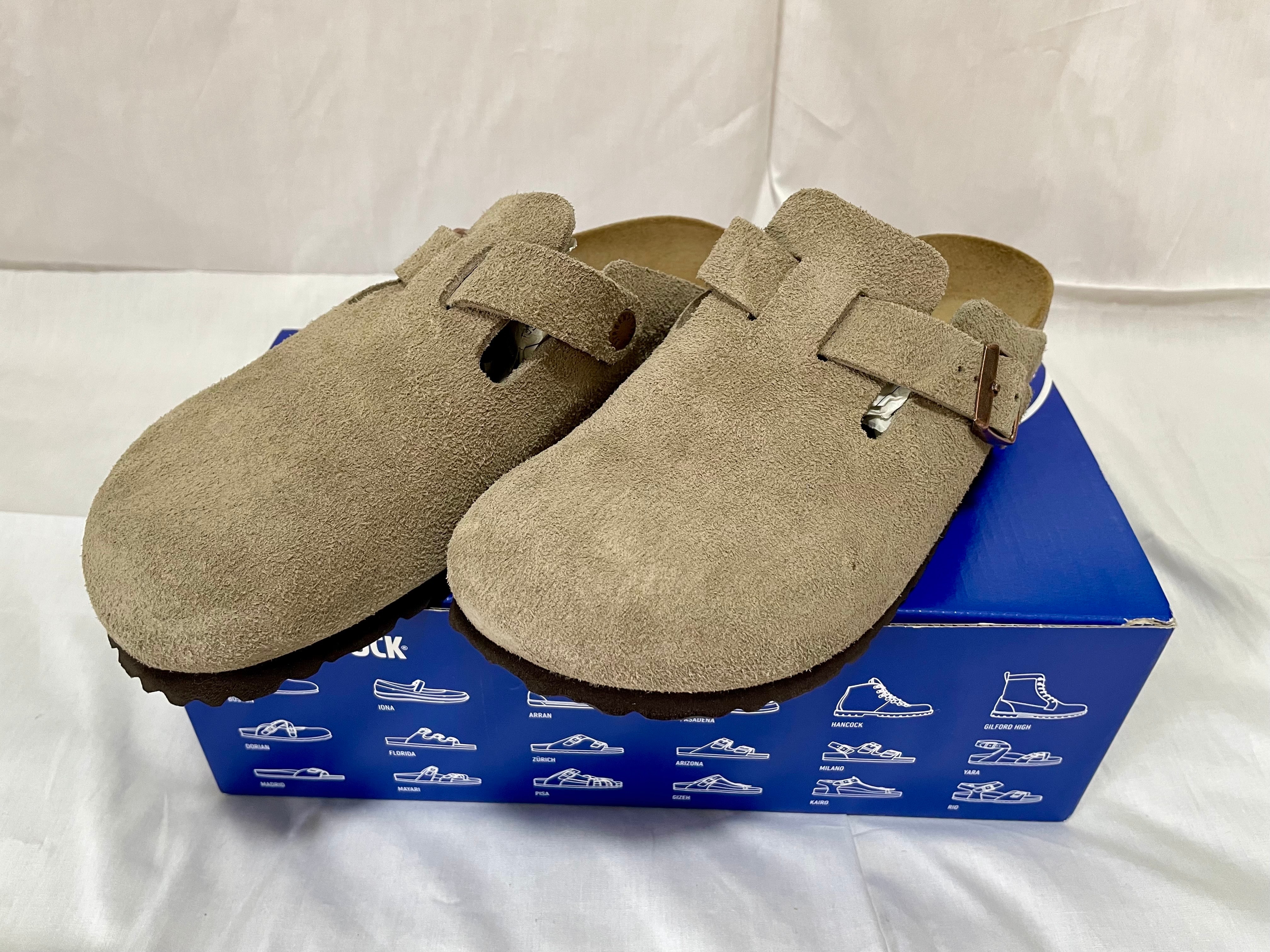 BIRKENSTOCK Boston "Taupe" (Original Footbed)