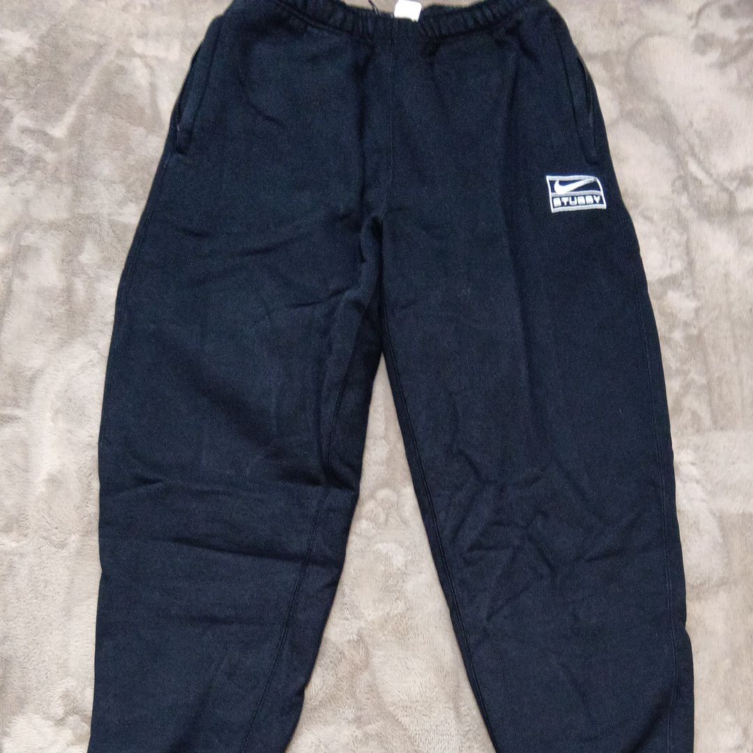 Stussy × Nike NRG Washed Fleece Pant (US Size) "Black" DN4030-010