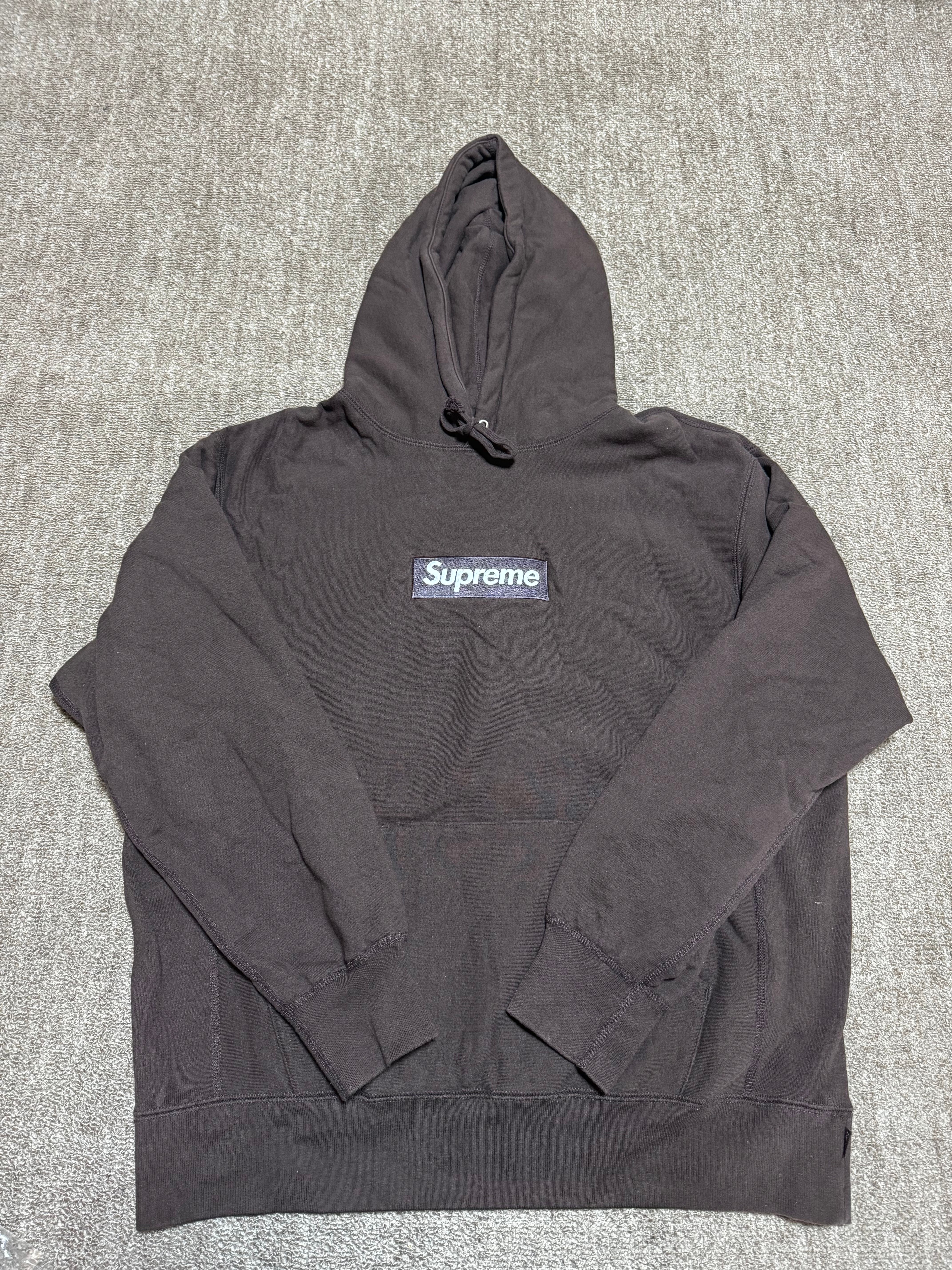 Supreme Box Logo Hooded Sweatshirt "Dark Brown" (21FW)