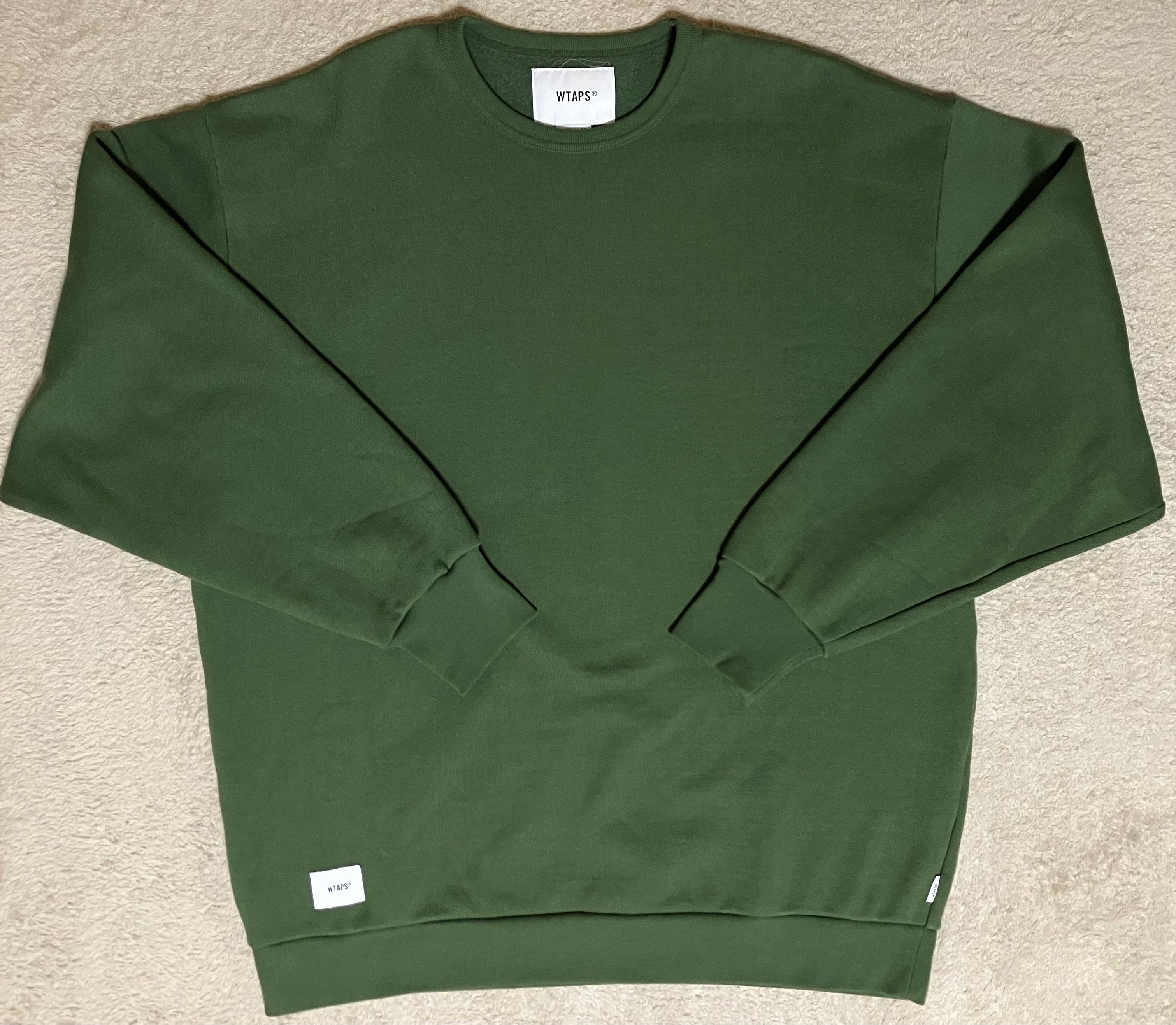 WTAPS ダブルタップス 212ATDT-CSM13 BLANK CREW NECK COPO クルーネックスウェット