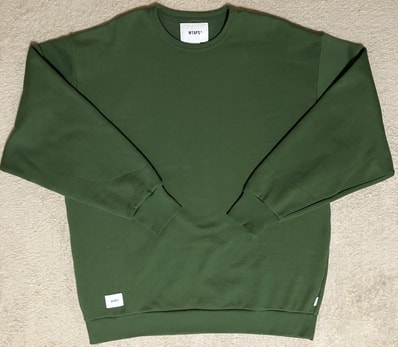 WTAPS ダブルタップス 212ATDT-CSM13 BLANK CREW NECK COPO クルーネックスウェット