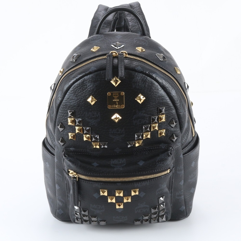 ■極美品 MCM エムシーエム ヴィセトススタッズリュックサック