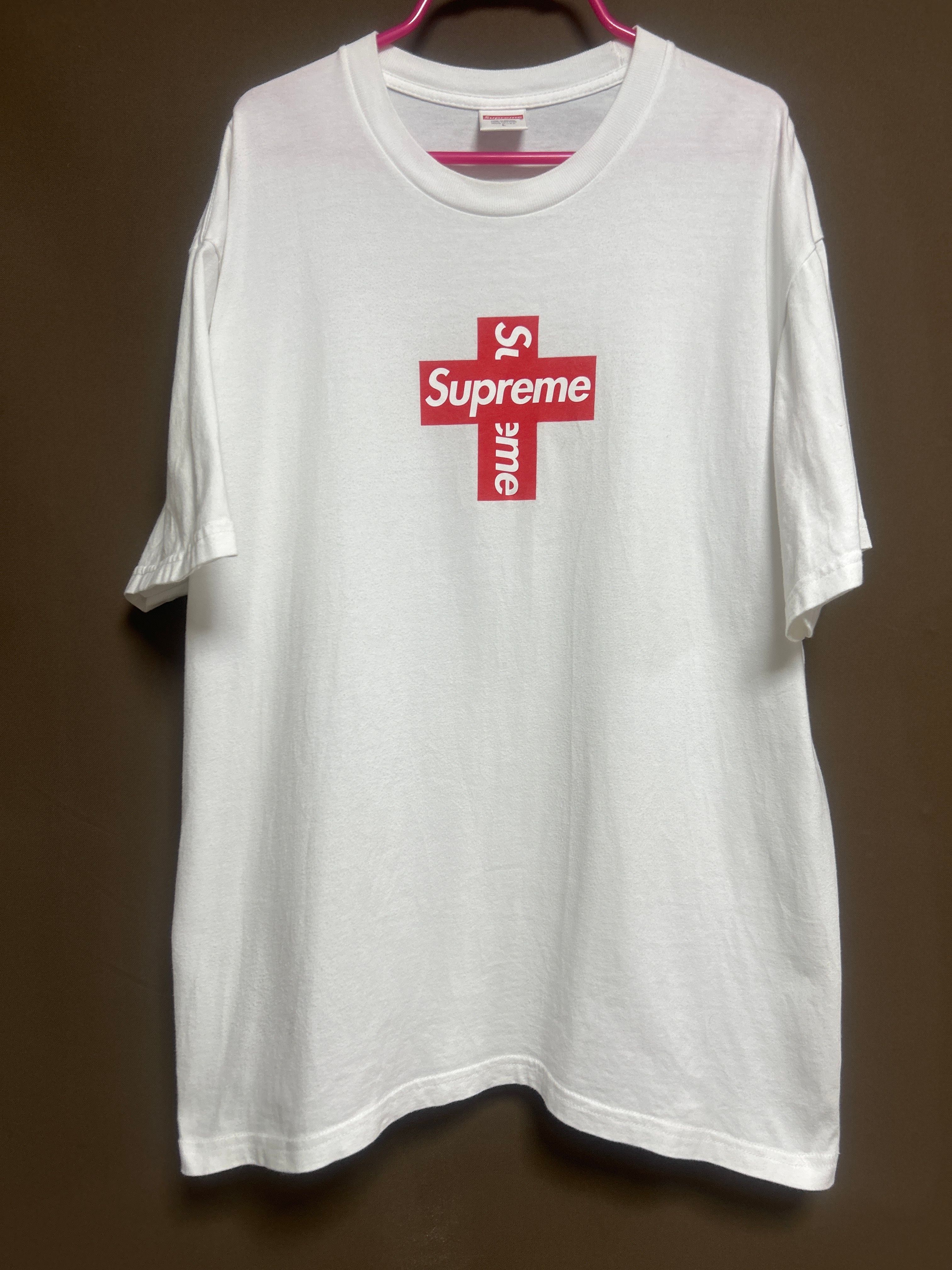Supreme Cross Box Logo Tee "White"