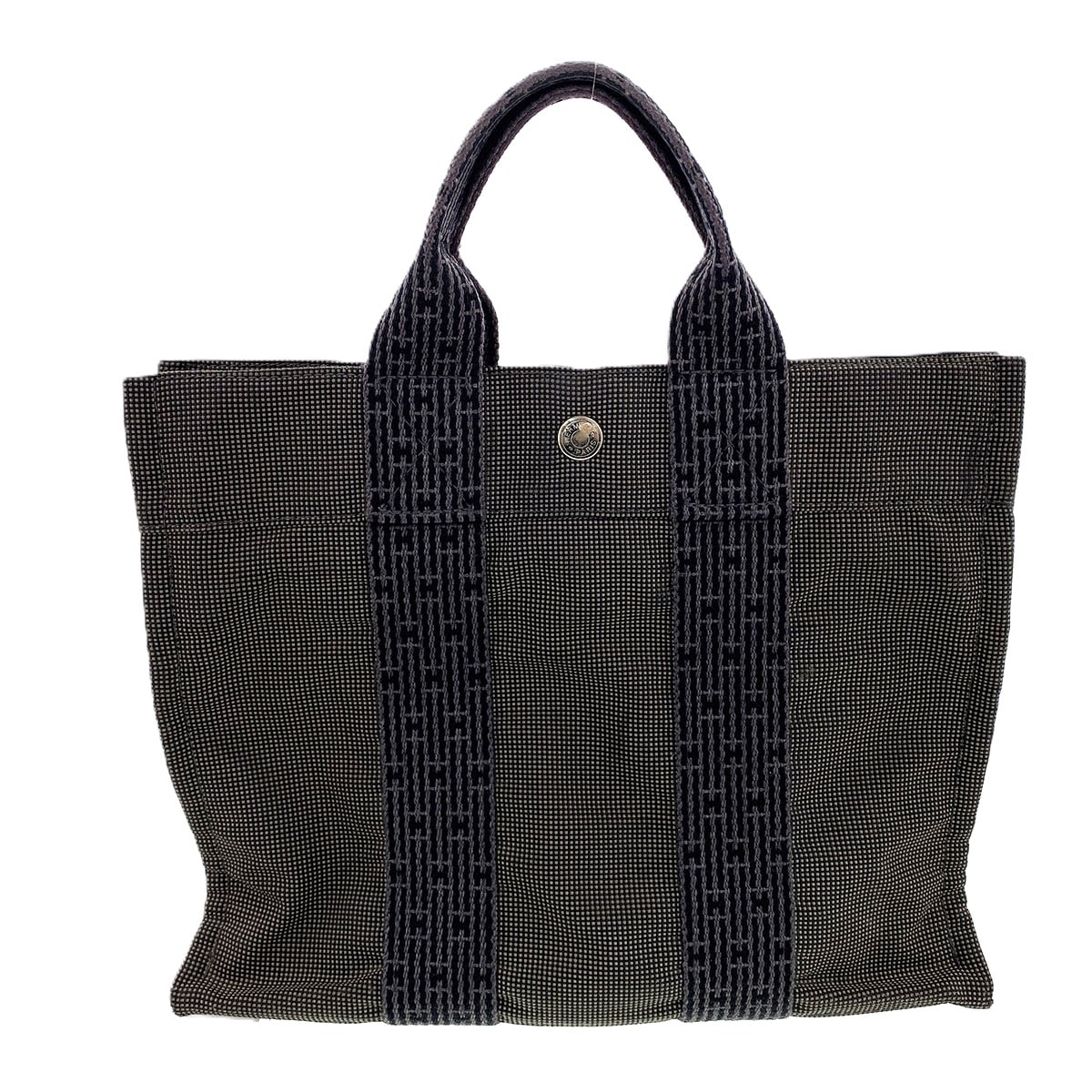 HERMES エルメス エールライントート PM トートバッグ 101056M キャンバス  メンズ【中古】