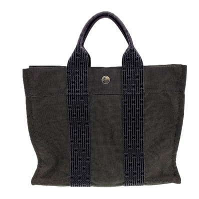 HERMES エルメス エールライントート PM トートバッグ 101056M キャンバス メンズ【中古】