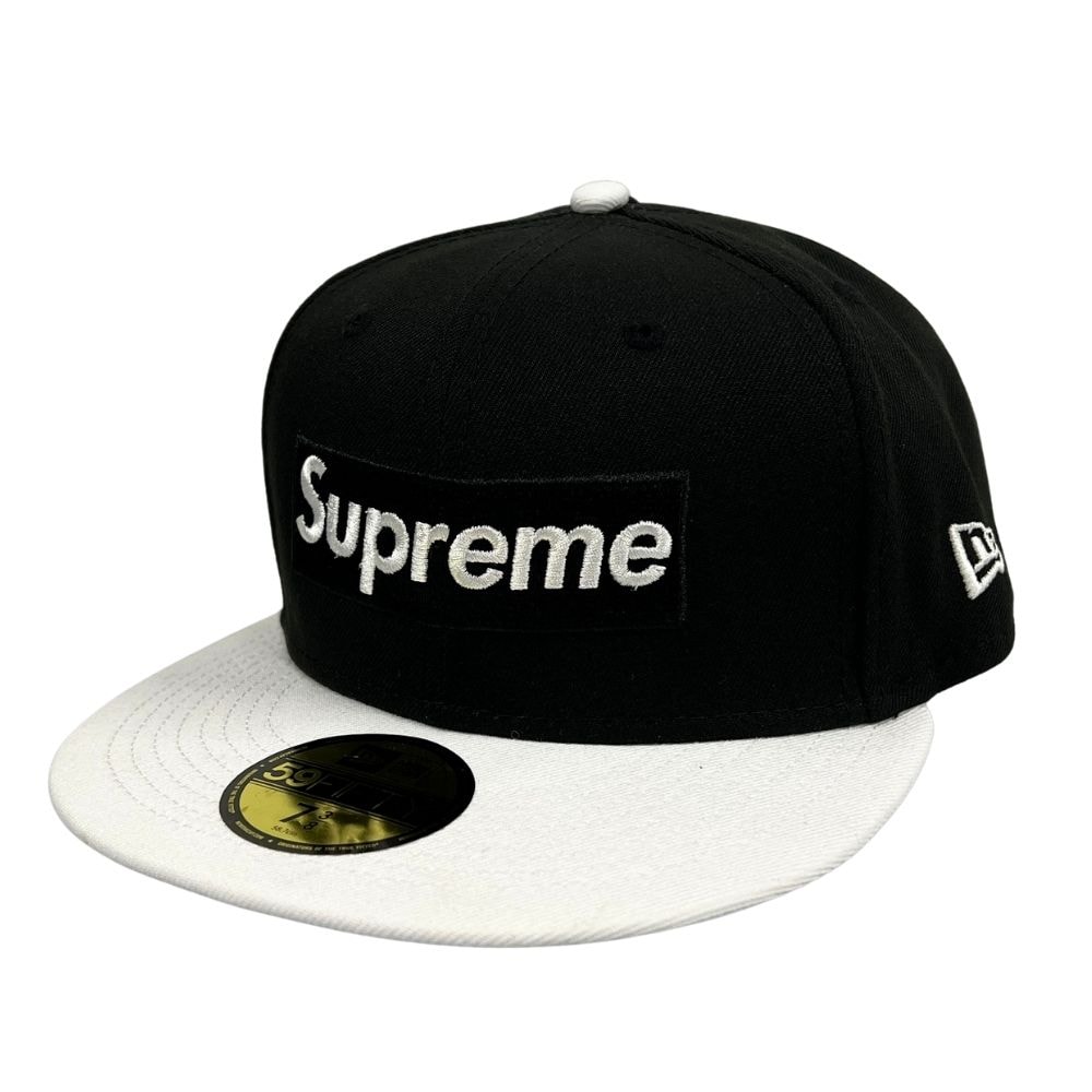 SUPREME シュプリーム 22SS 2-Tone Box Logo New Era ニューエラ ボックスロゴ キャップ ブラック ホワイト サイズ 7 3/8 正規品 / 40895