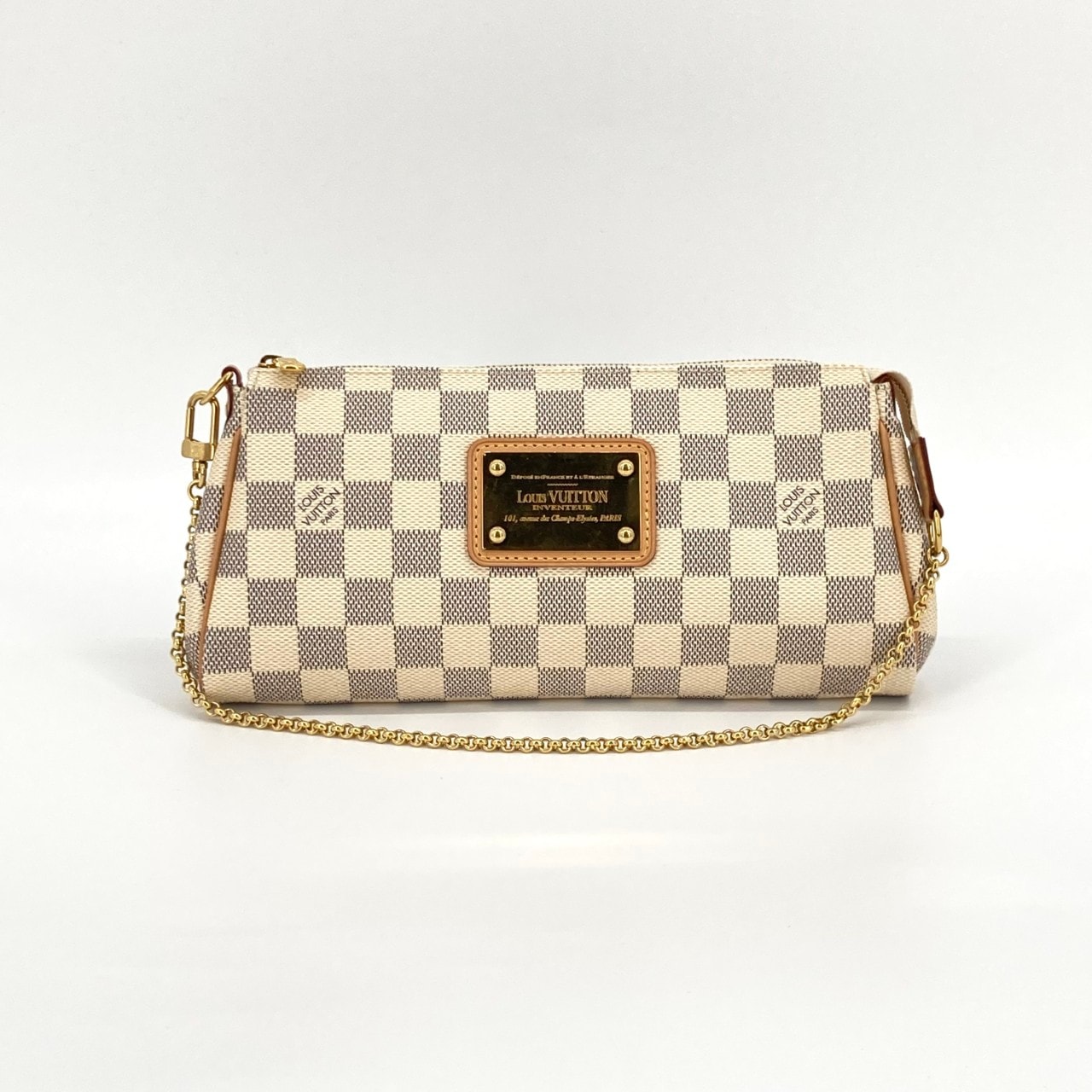 LOUIS VUITTON(ルイ・ヴィトン) ダミエ アズール エヴァ N55214 ショルダーバッグ ホワイト