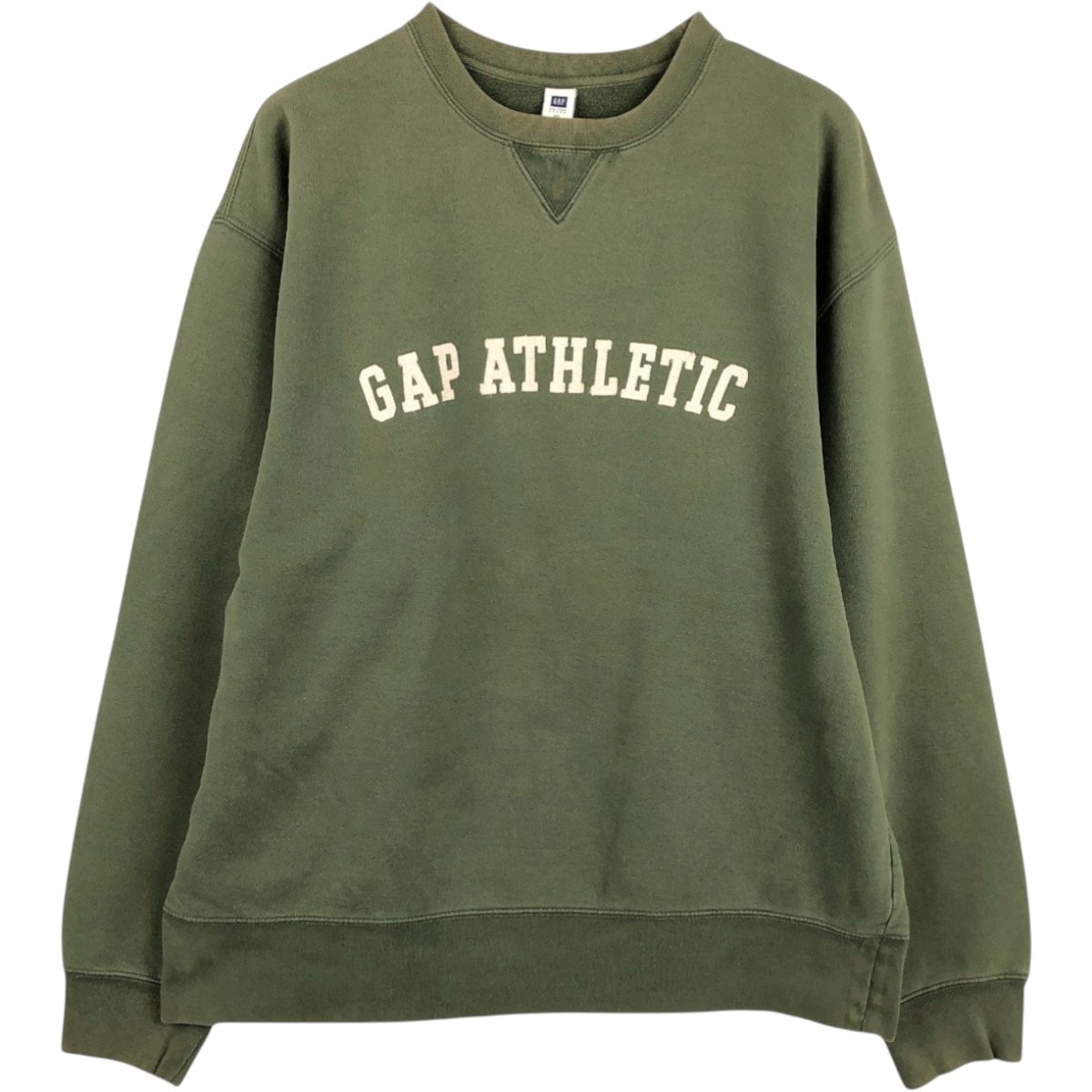 古着 ギャップ GAP ハーフボタン スウェットシャツ トレーナー メンズXL相当/eaa676355