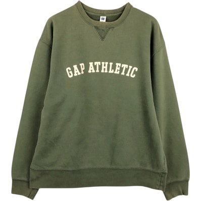 古着 ギャップ GAP ハーフボタン スウェットシャツ トレーナー メンズXL相当/eaa676355