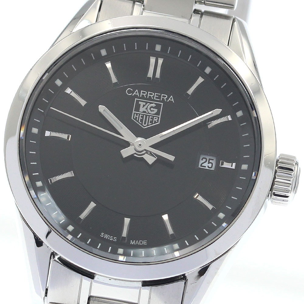 タグホイヤー カレラ デイト WV1414 クォーツ レディース 【中古】