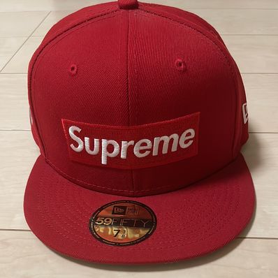 Supreme Money Box Logo New Era "Red"
