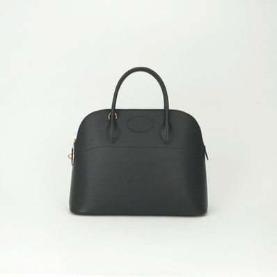 エルメス HERMES ボリード35 ボリード 35 バッグ トートバッグ アルデンヌ ノワール Noir ブラック Black 黒 ゴールド金具 ハンドバッグ