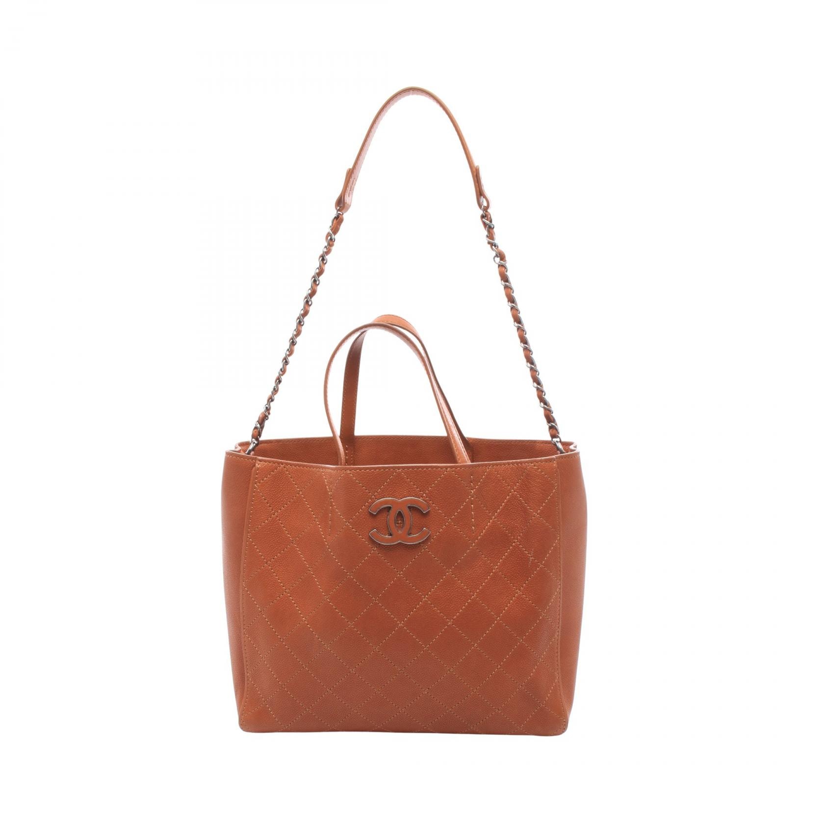 シャネル CHANEL マトラッセ 2WAY ショルダーバッグ バッグ キャビアスキン(グレインドカーフ) レディース ブラウン系 A68533 【中古】