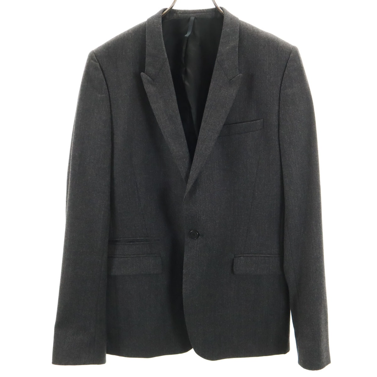 GIVENCHY ジバンシィ テーラードジャケット 50 チャコールグレー