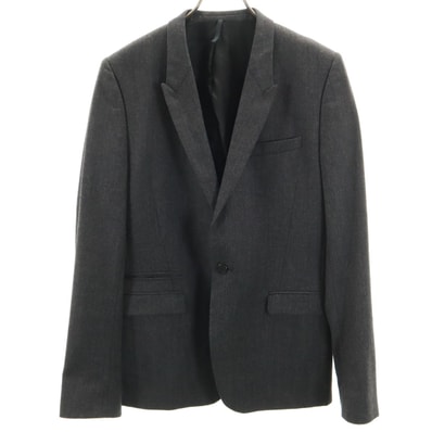 GIVENCHY ジバンシィ テーラードジャケット 50 チャコールグレー