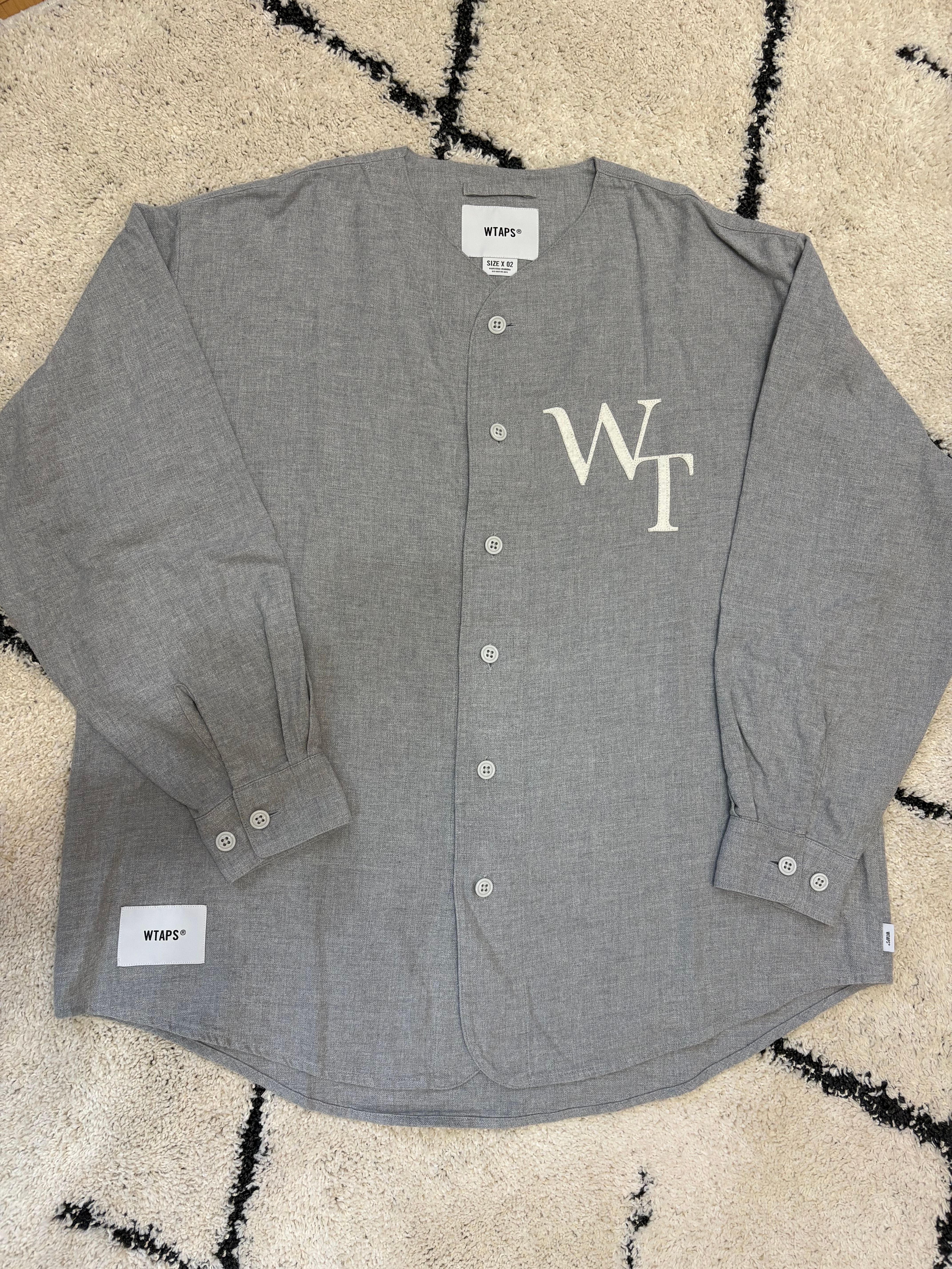 Wtaps League / LS / Cotton. Twill. League "Gray"