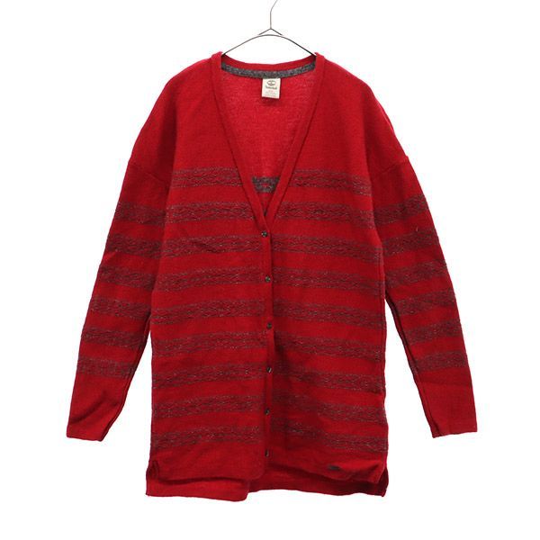 Timberland 長袖 Vネック ニットカーディガン