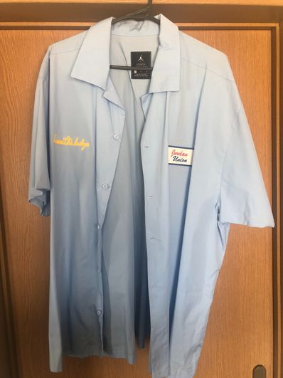 Air Jordan x Union Mechanic Shirt "Blue"