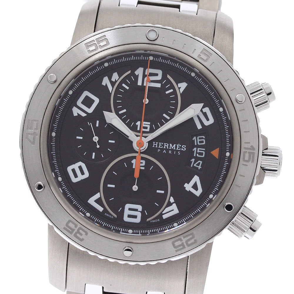 ☆良品 エルメス クリッパー メカニックダイバー メンズ 【中古】