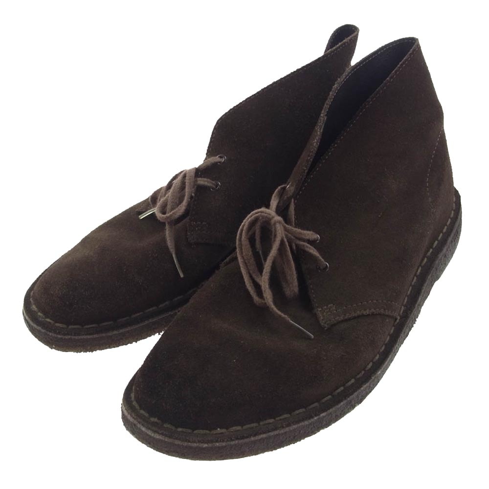 Clarks クラークス ブーツ 31692 DESERT BOOT スウェード デザート ブーツ ブラウン系 US10【中古】